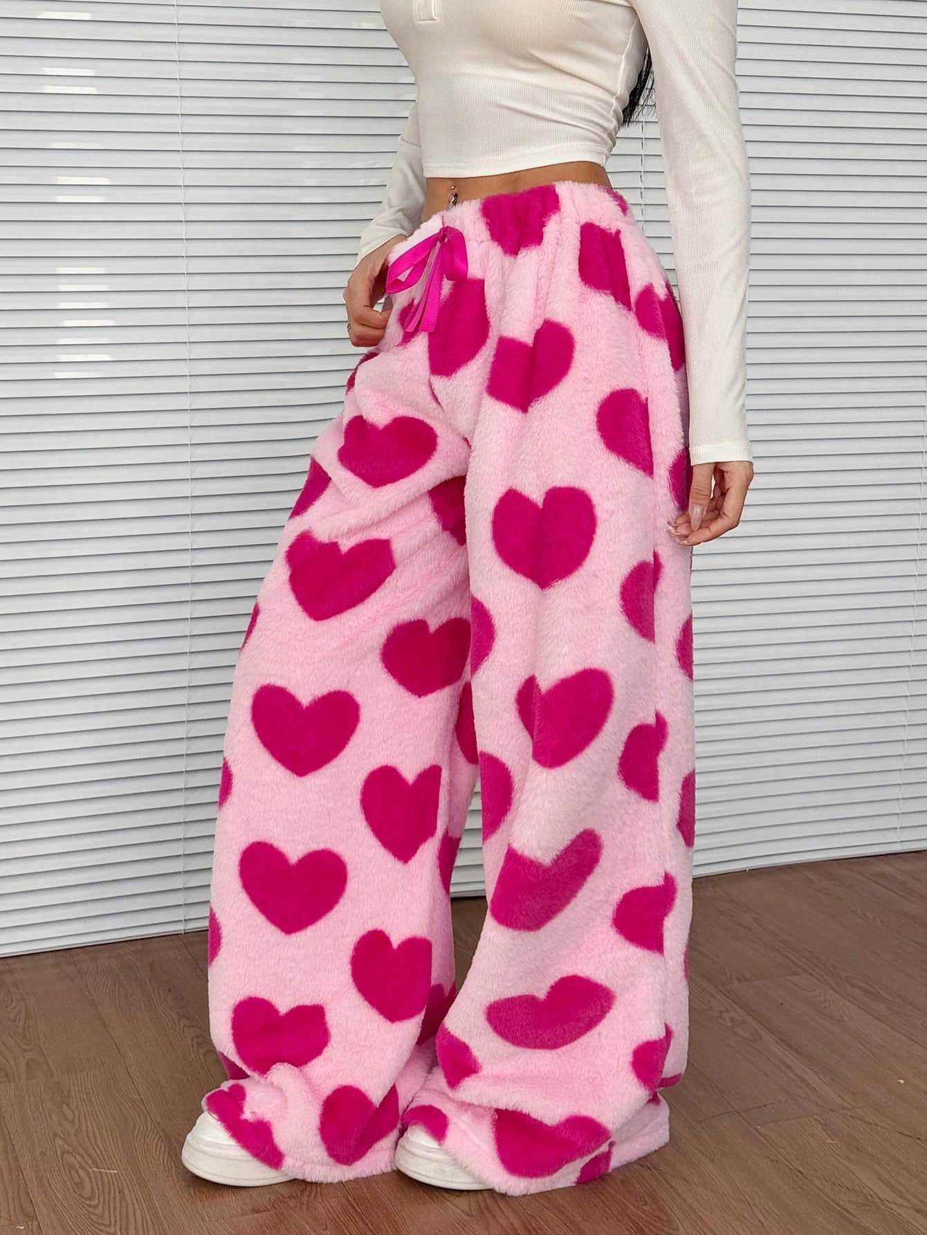 New Casual Leopard Print Lace-up Wide-leg Pants