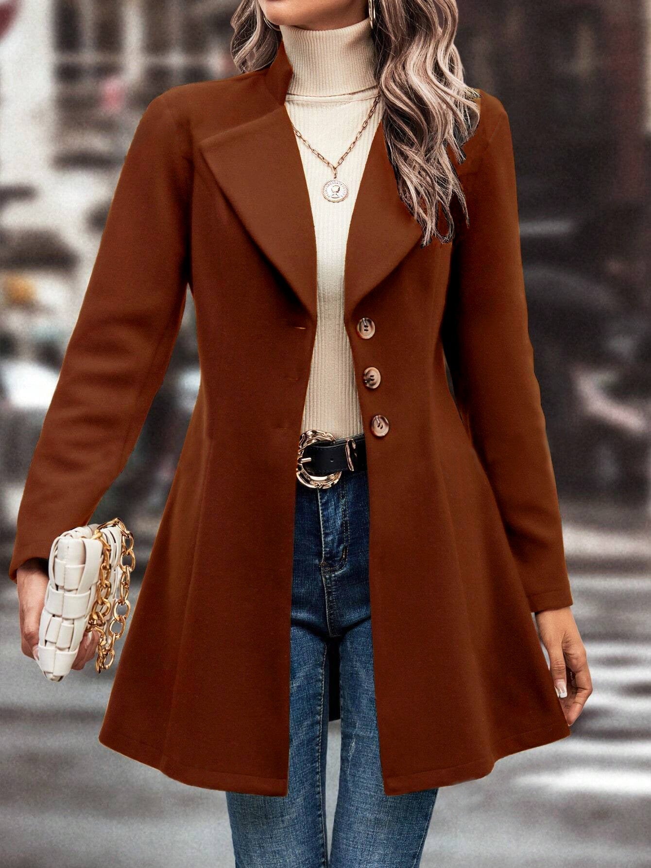 Fashion Solid Color Polo Sweater Autumn Clothes