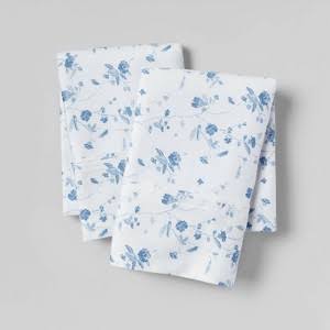 Threshold 400TC Pillowcase Set (King Size) - Floral