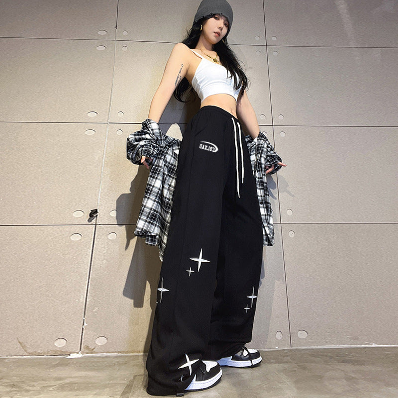 Women's Ankle-tied Two-purpose Sweatpants American Style