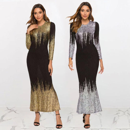 Autumn And Winter Fishtail Dress For Women