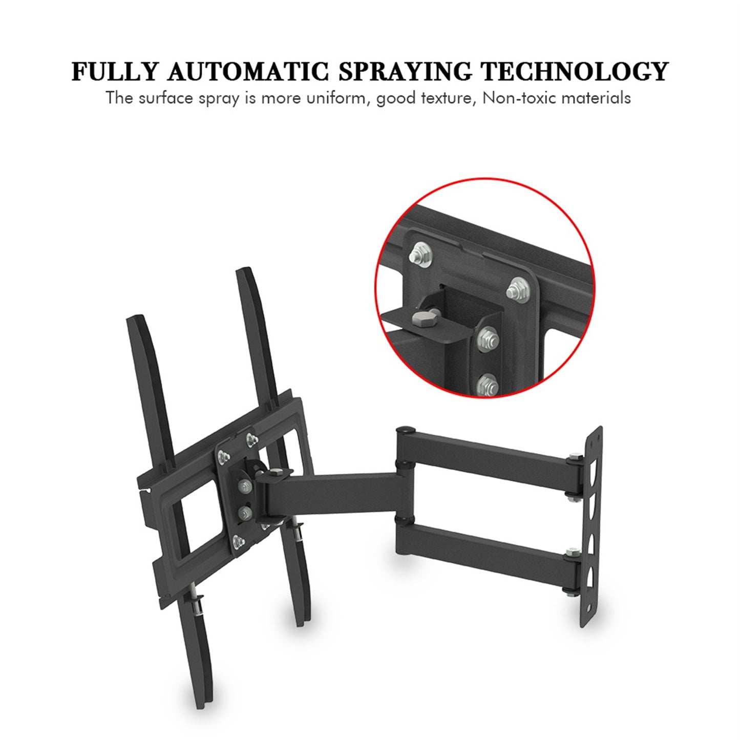 32-65 Inch Single Pendulum Small Base TV Stand TMXD-103 Load Bearing 35KG