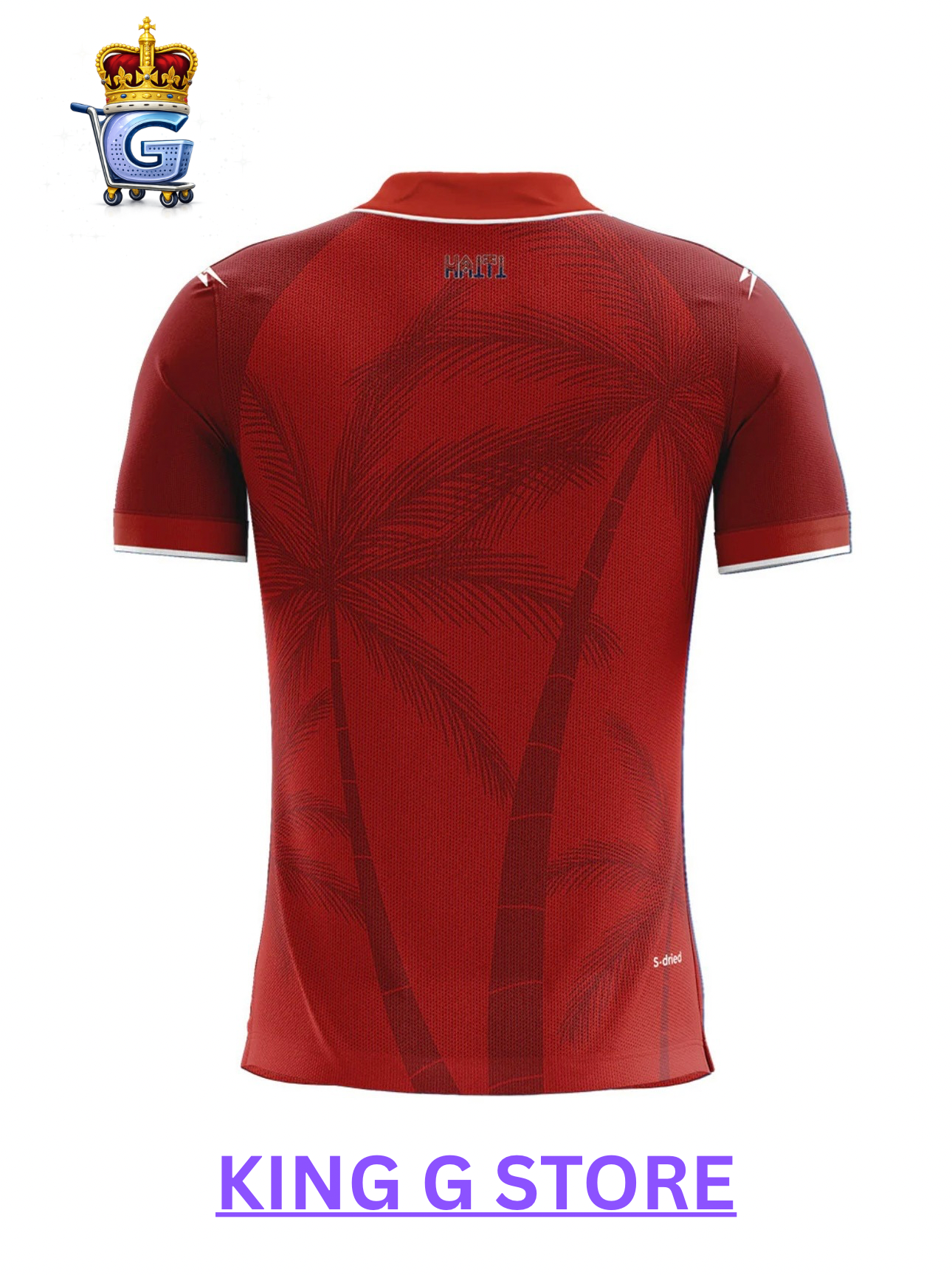 2026 Men's Haiti Soccer Team Fans Jersey Red