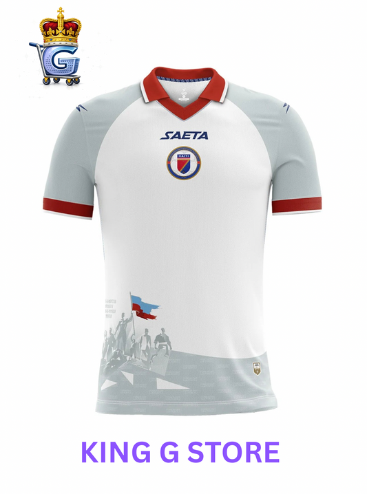 2026 Men's Haiti Soccer Team Fans Jersey White