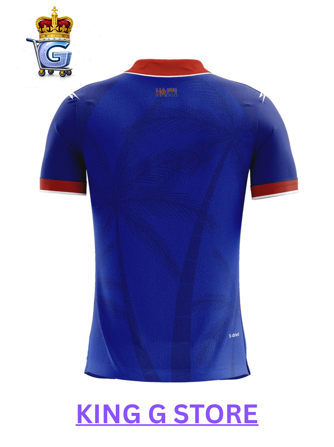 2026 Men's Haiti Soccer Team Fans Jersey Blue