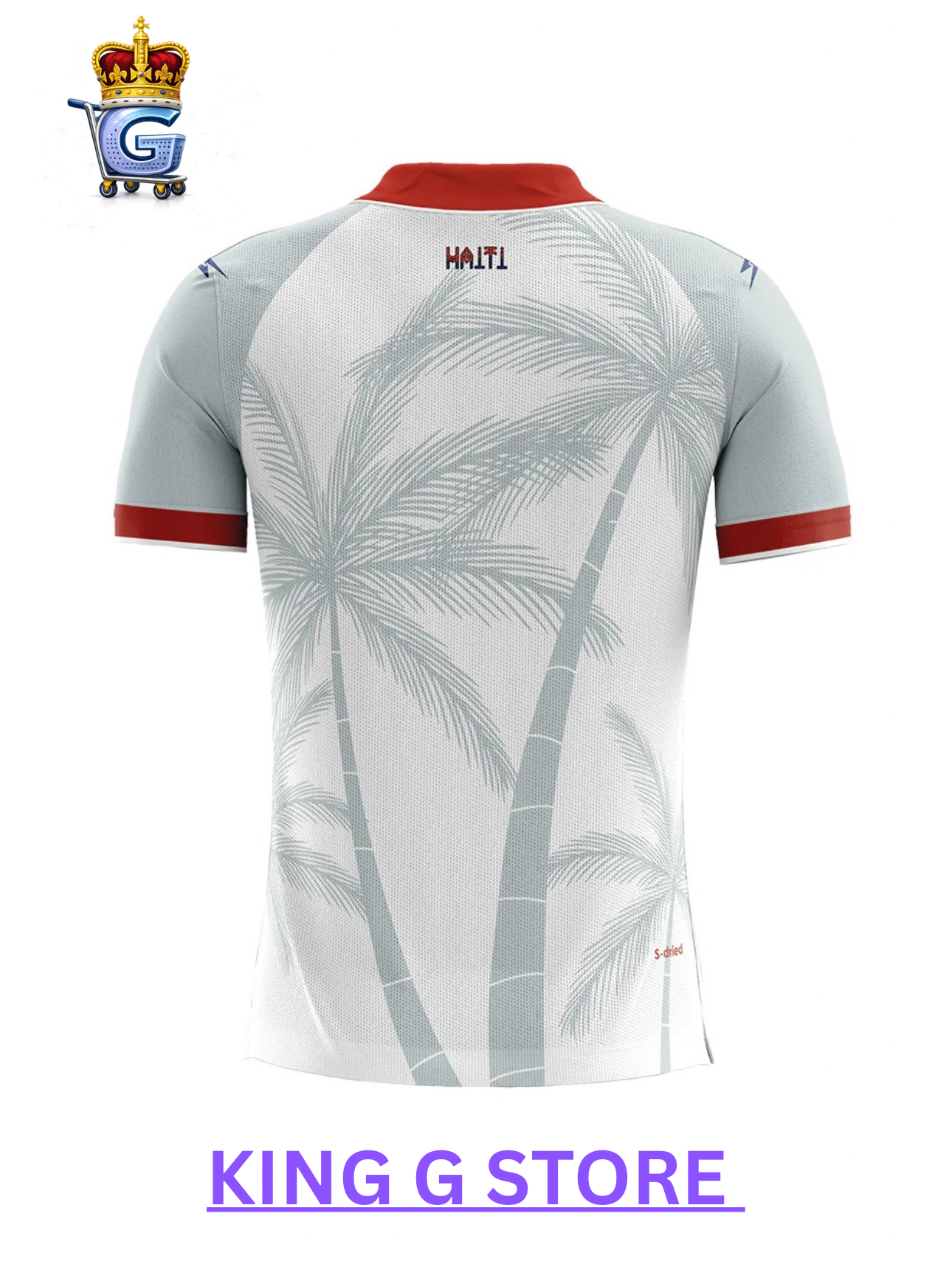 2026 Men's Haiti Soccer Team Fans Jersey White