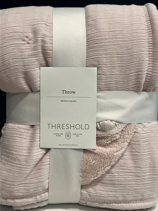 Threshold Gauze Cozy Reverse Throw- Neutral