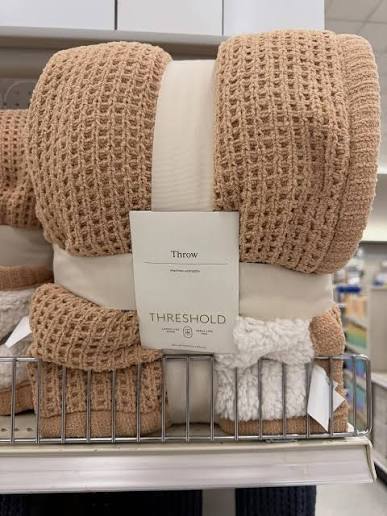 Threshold Chenille Faux Shearling Throw