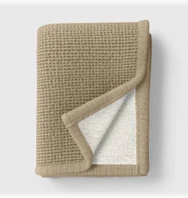 Threshold Chenille Faux Shearling Throw
