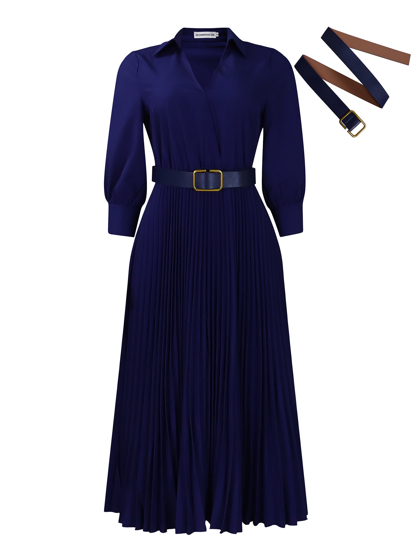 Women's Solid Color Plus Size Dress