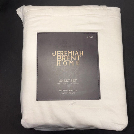 Jeremiah Brent Cotton Sateen Sheet Set