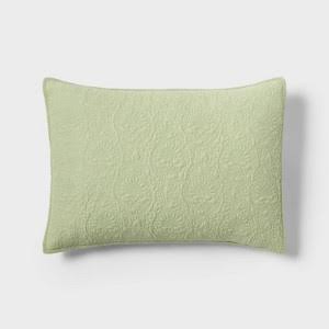 threshold heirloom Floral quilt sham